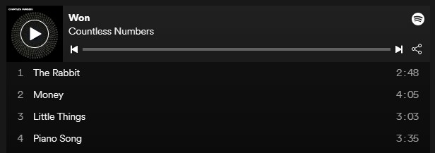 Spotify - Won
